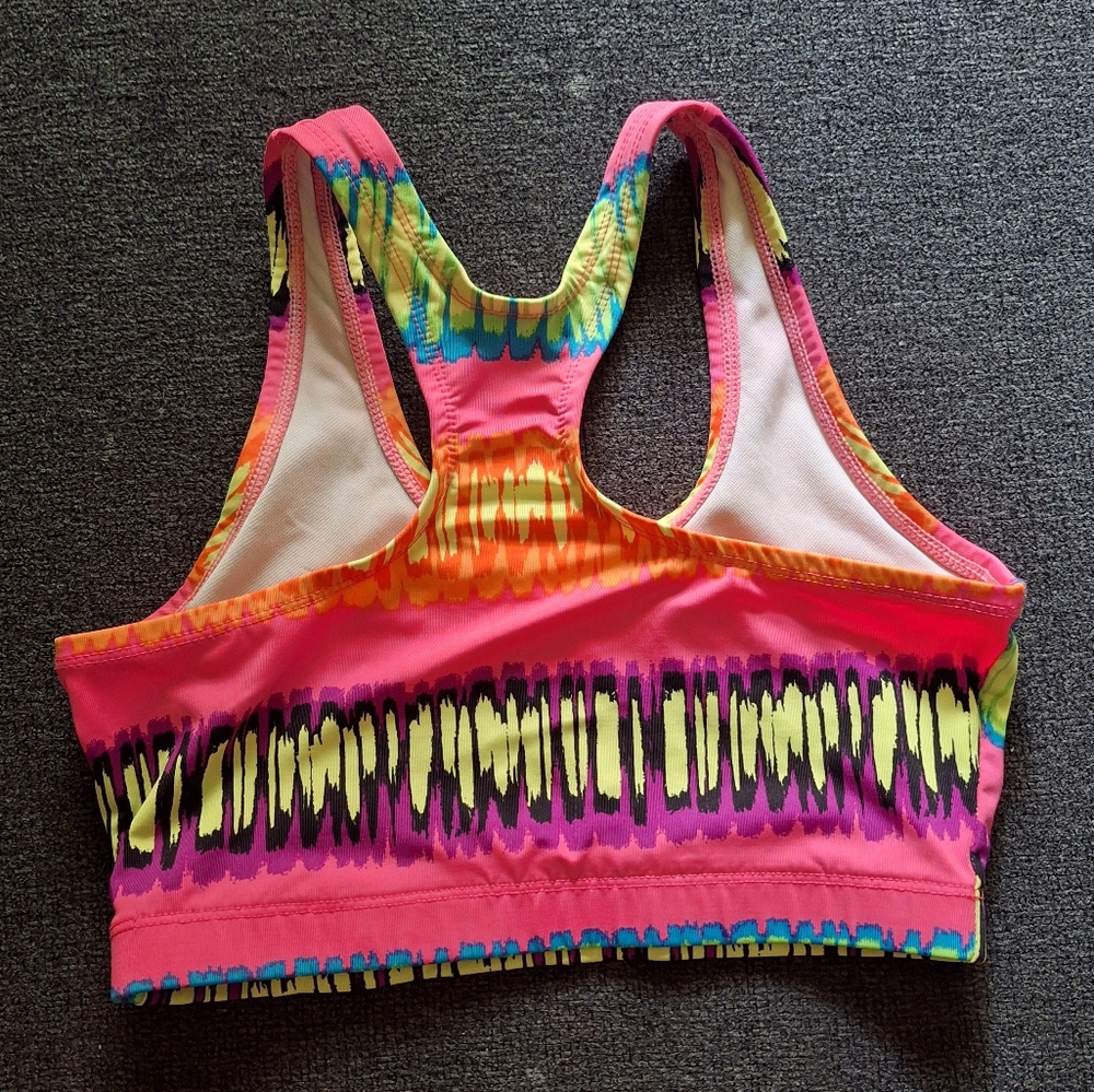 ○[[Varsity]]○ Colorful tie dye sports bra. - Picture 3 of 5